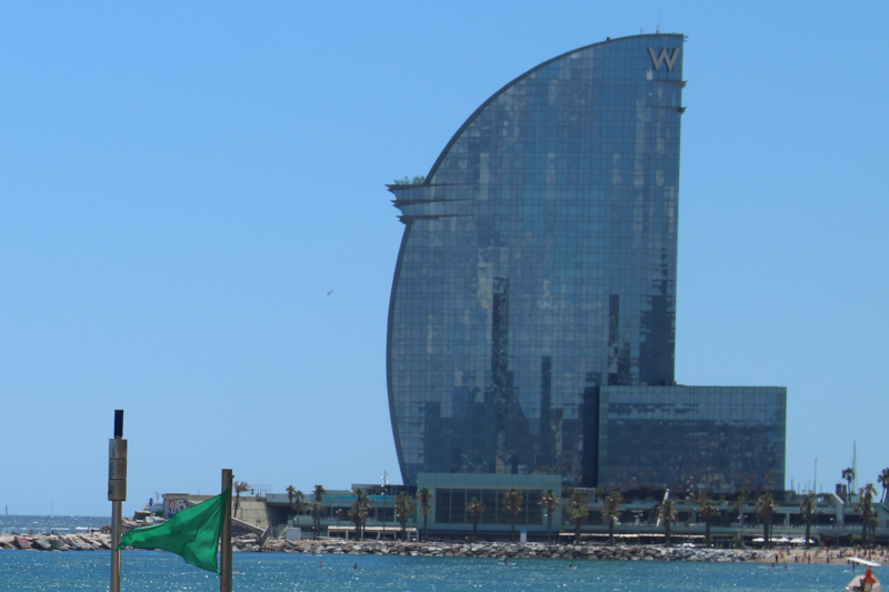 Image of Hotel W Barcelona on June 13, 2020 (by Blanca Blay)
